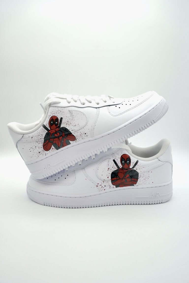 schwarzem Deadpool Superhelden Design