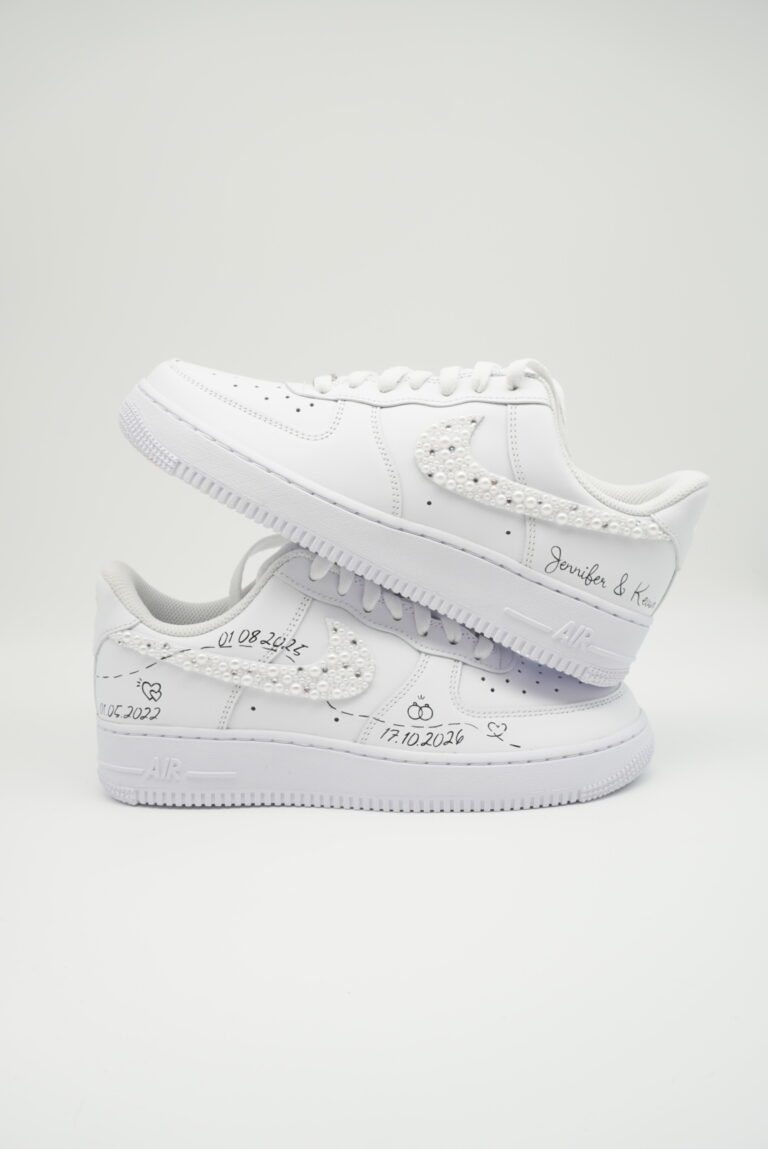 Lebenslinie Sneaker Hochzeit